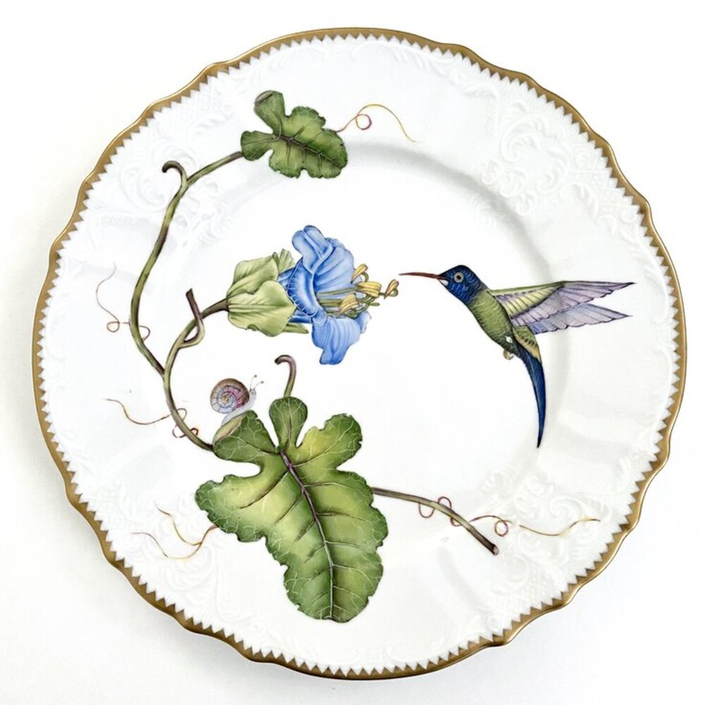 HB3 - Hummingbird Dinner Plate by Anna Weatherley