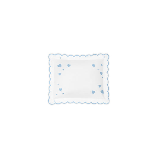 Hearts Mini Pillow Boudoir Bluebell 