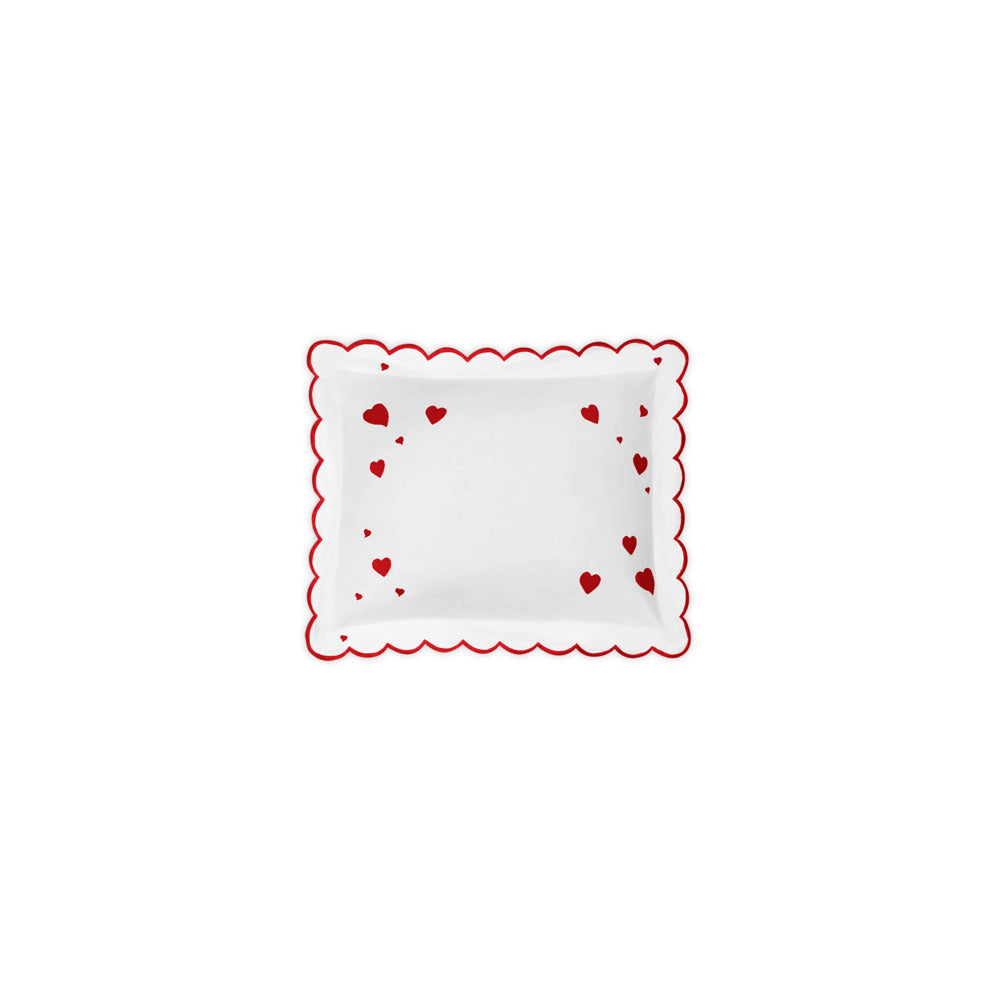 Hearts Mini Pillow Boudoir Cardinal 