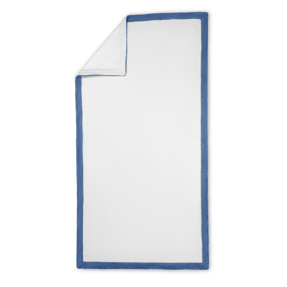 Helios Pool Towel White & Sea 