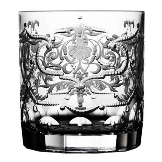 Heritage Clear Double Old Fashioned Glass by Varga Crystal 