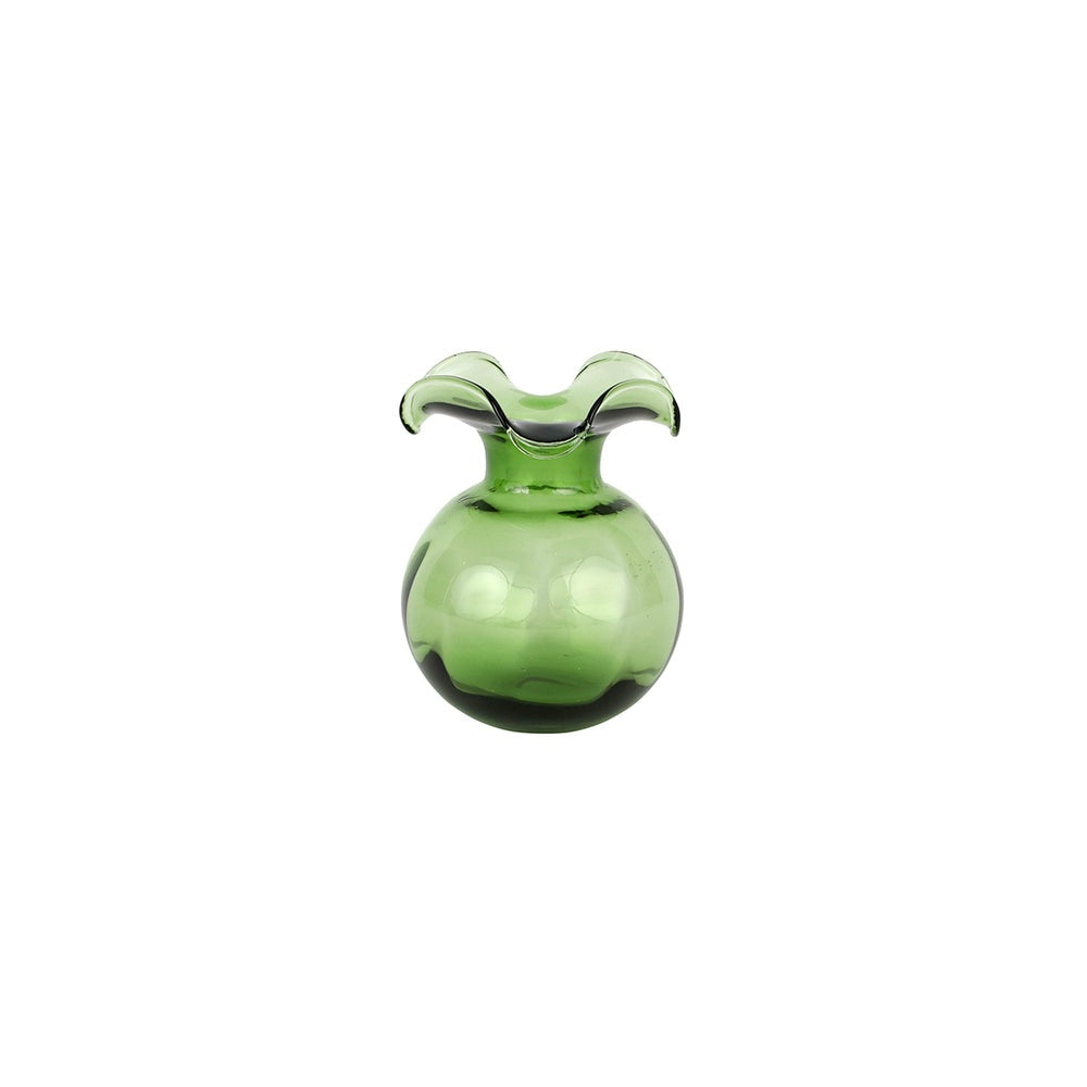 Hibiscus Bud Vase Dark Green by Vietri 