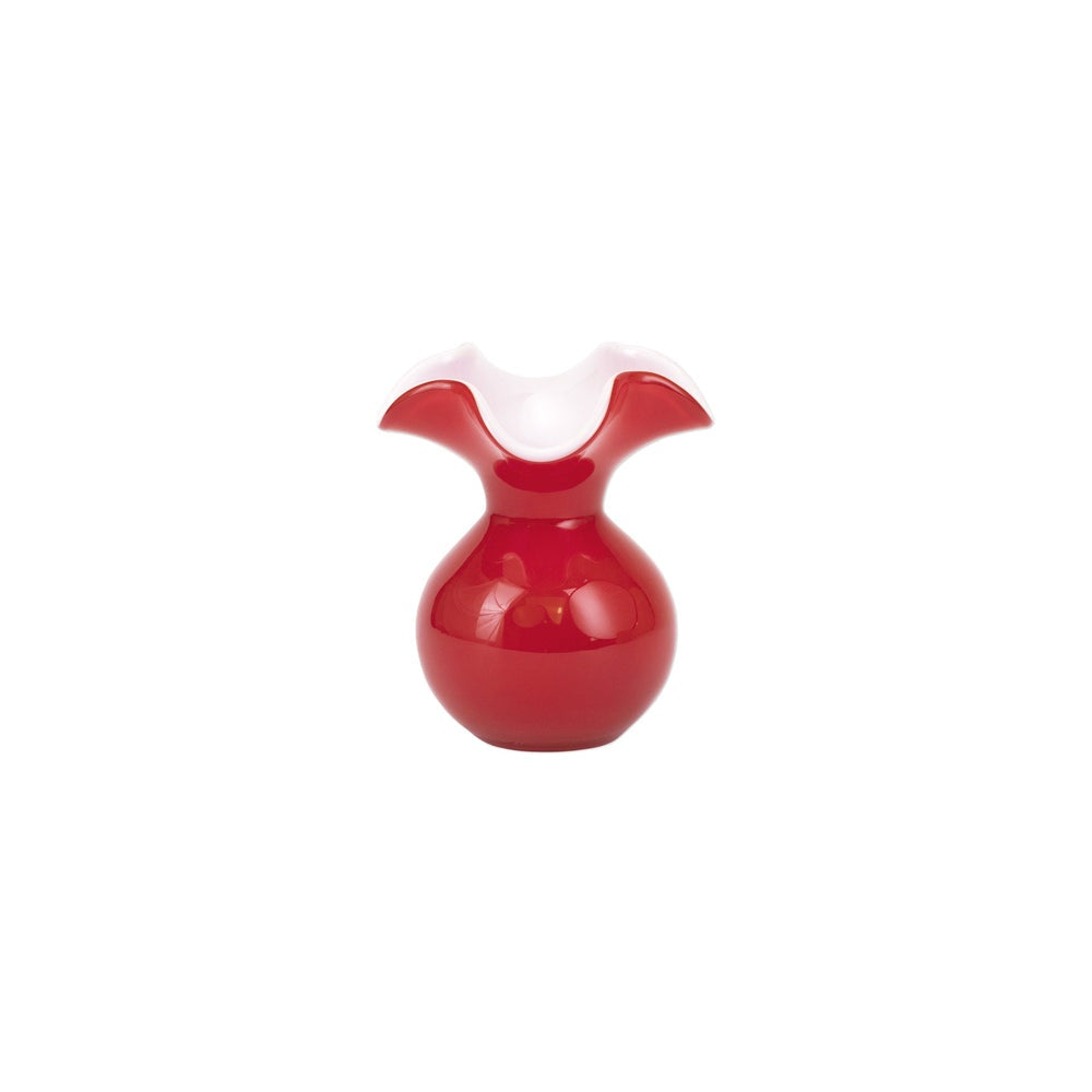 Hibiscus Bud Vase Red by Vietri 