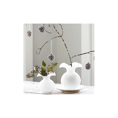 Hibiscus Bud Vase White by Vietri 5