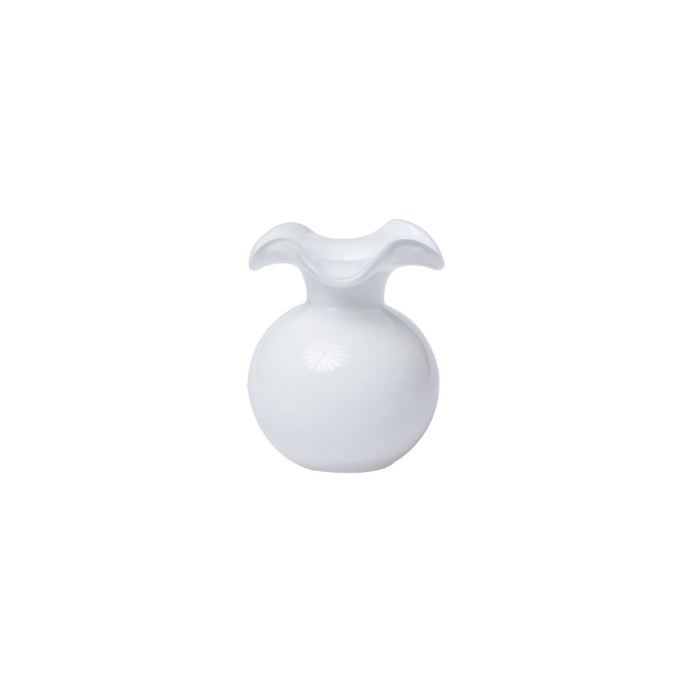 Hibiscus Bud Vase White by Vietri 