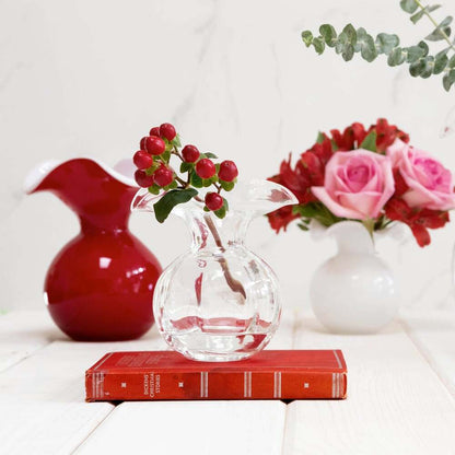Hibiscus Glass Bud Vase by VIETRI by Additional Image -10