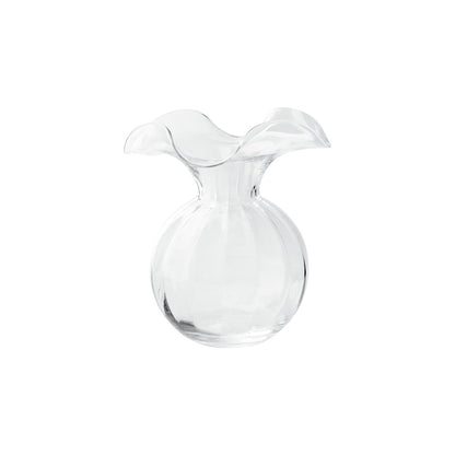 Hibiscus Medium Fluted Vase Clear by Vietri 