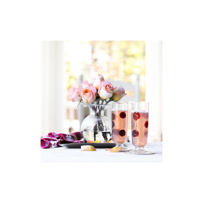 Hibiscus Small Fluted Vase Clear by Vietri 2