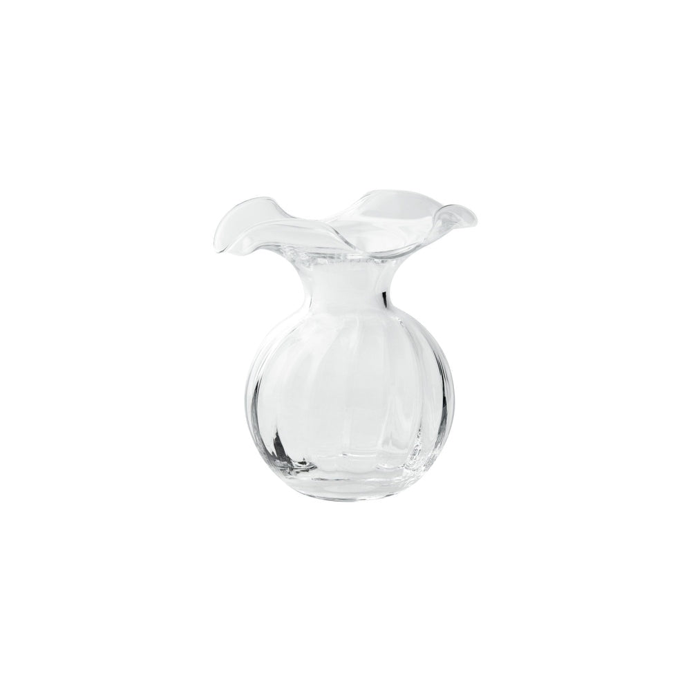 Hibiscus Small Fluted Vase Clear by Vietri 