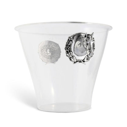 Horse Head Handle Acrylic Ice Bucket by Arthur Court Designs 3