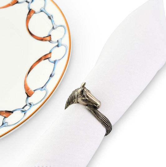 Horse Head Napkin Ring by Vagabond House 