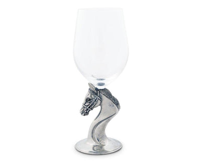 Horse Head Wine Glass by Vagabond House 1