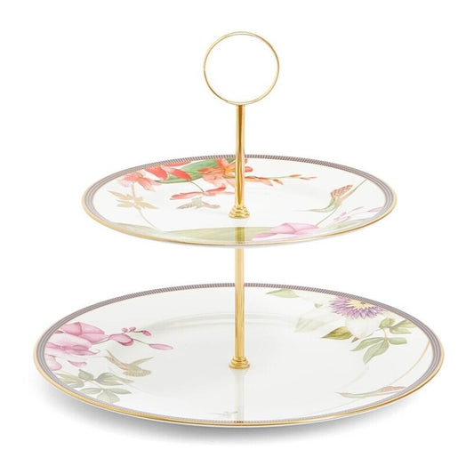 Hummingbird 2 Tier Cake Stand by Wedgwood