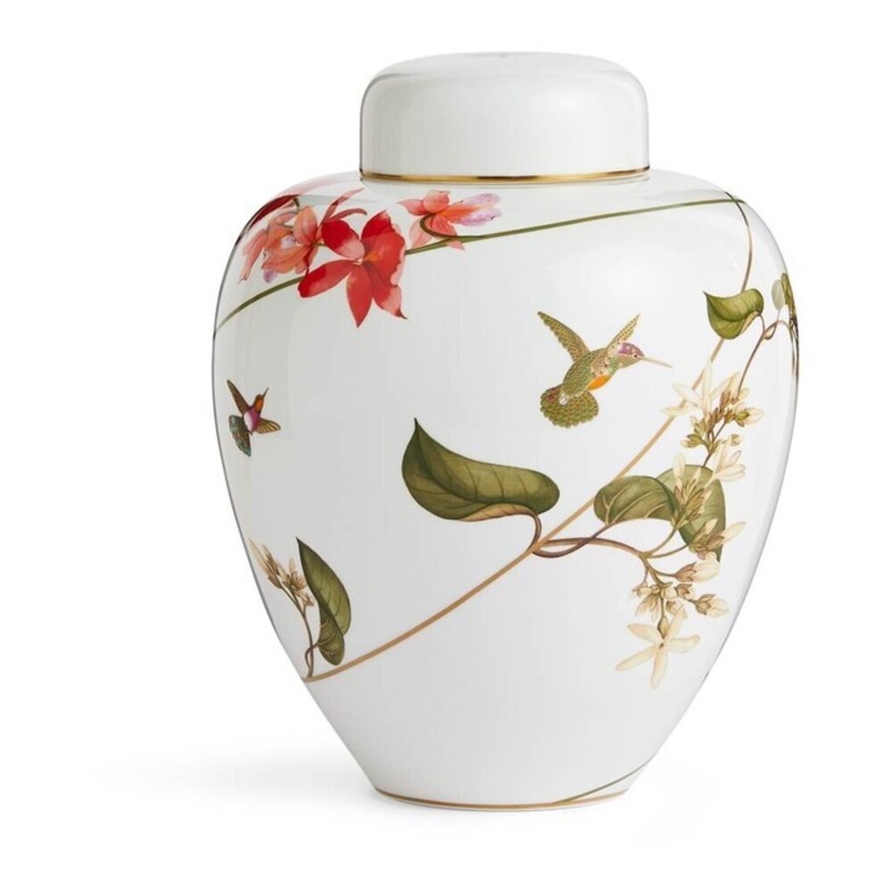 Hummingbird Lidded Vase 25 cm by Wedgwood