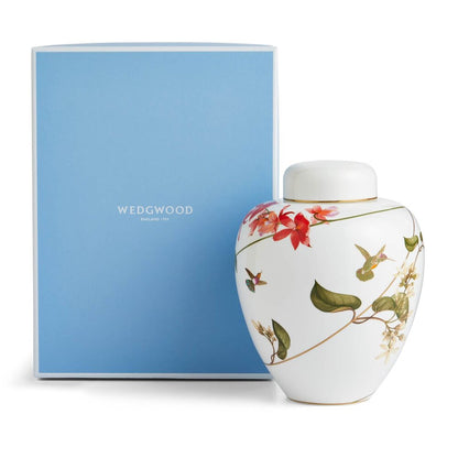 Hummingbird Lidded Vase 25 cm by Wedgwood Additional Image - 3