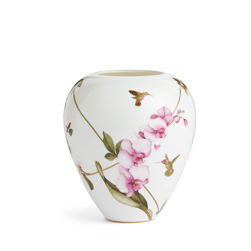 Hummingbird Vase 18 cm by Wedgwood Additional Image - 5