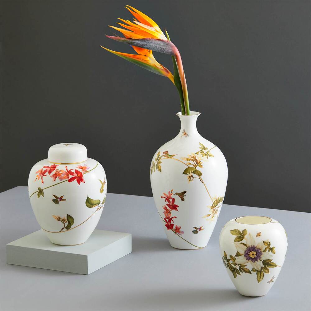 Hummingbird Vase 25 cm by Wedgwood Additional Image - 6