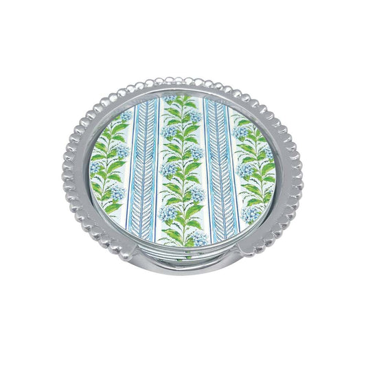Hydrangea Beaded Coaster Set by Mariposa Additional Image 1
