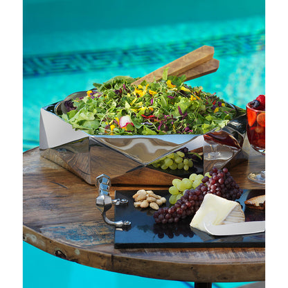 Ibiza Double Walled Bowl 15 1/2" x 3 1/2" by Mary Jurek Design Additional Image -3