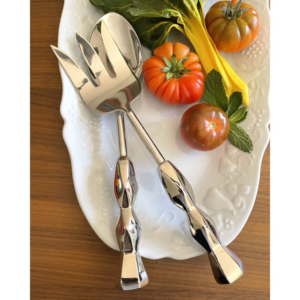 Ibiza Vegetable Spoon & Meat Fork by Mary Jurek Design Additional Image -3