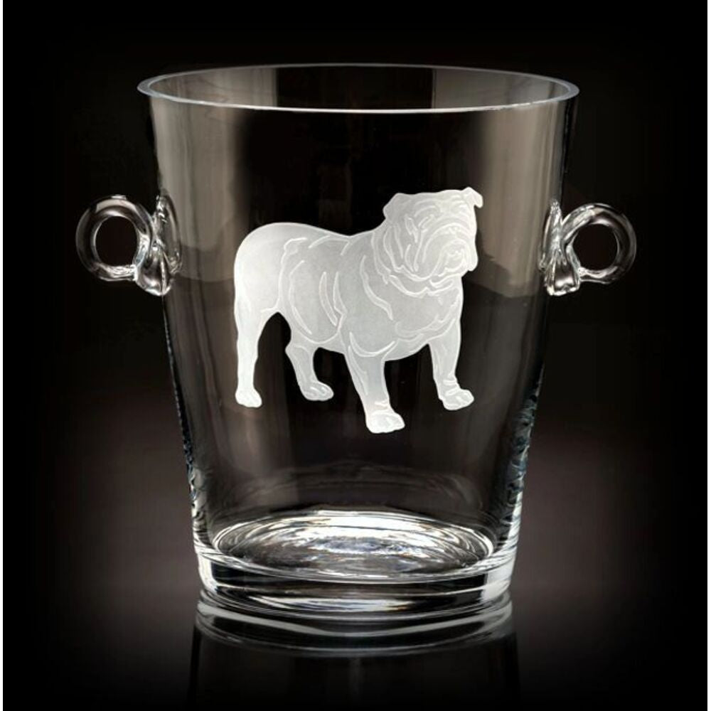 Ice Bucket Bulldog by Julie Wear 