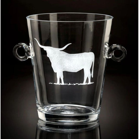 Ice Bucket Texas Longhorn by Julie Wear 