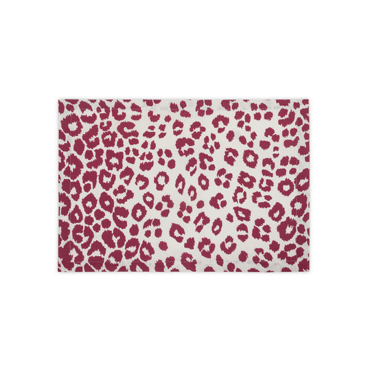 Iconic Leopard Placemat set of 4 Crimson 
