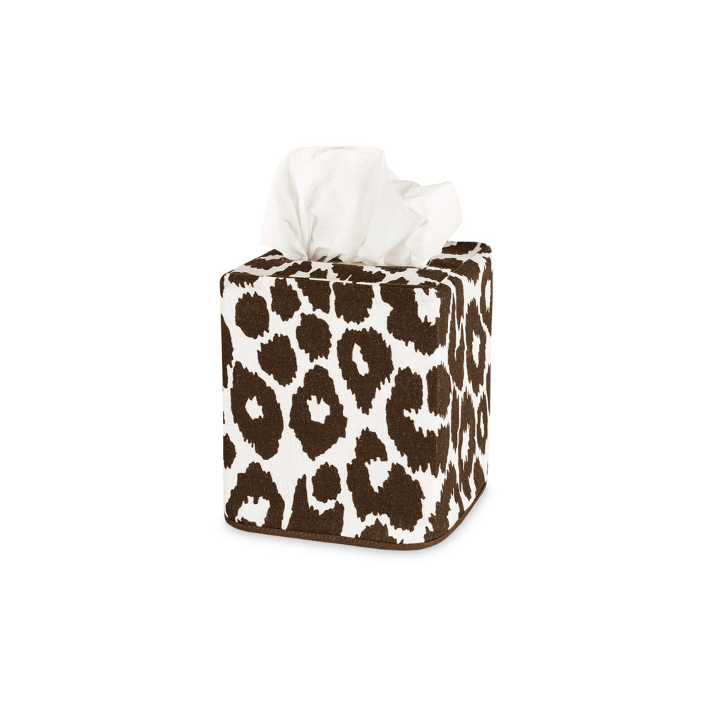 Iconic Leopard Tissue Box Cover Cinder 