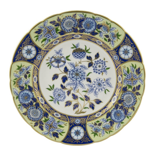Imari Midori Meadow Accent Plate by Royal Crown Derby 