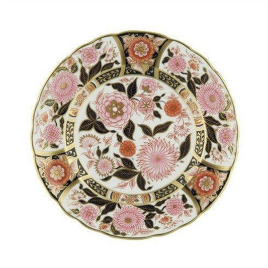 Imari Pink Bouquet Accent Plate by Royal Crown Derby 