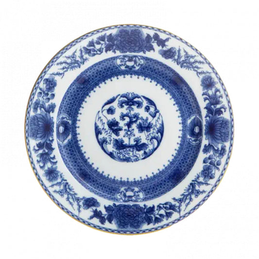 Imperial Blue Dessert Plate by Mottahedeh