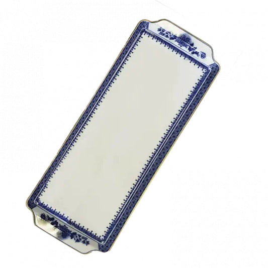 Imperial Blue Sandwich Tray by Mottahedeh