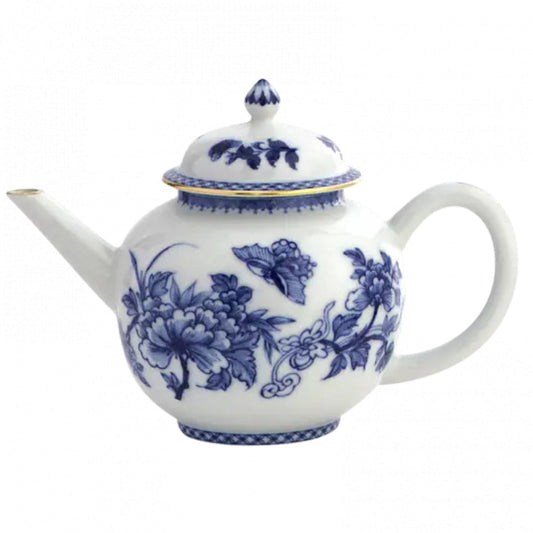 Imperial Blue Teapot by Mottahedeh