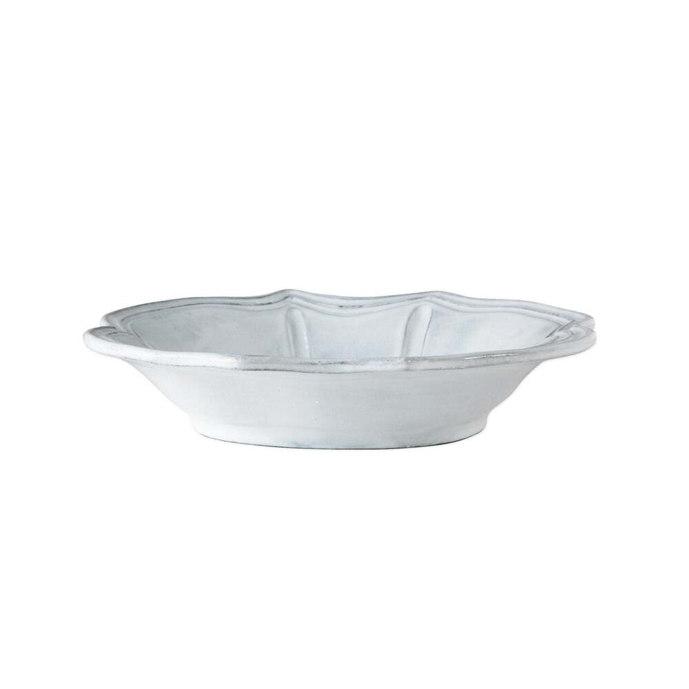 Incanto White Baroque Bowl by VIETRI 