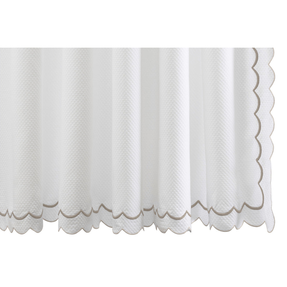 India Pique 72" W x 72" L Shower Curtain Driftwood 