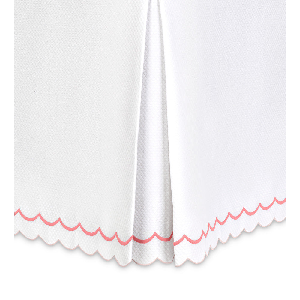 India Pique Bed Skirt Blush 