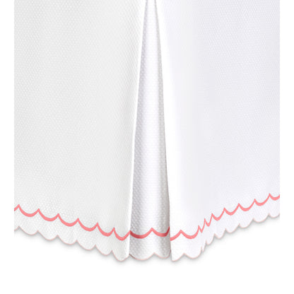 India Pique Bed Skirt Blush 