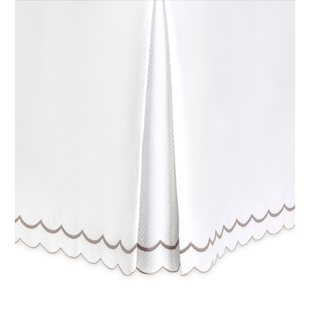 India Pique Bed Skirt Driftwood 