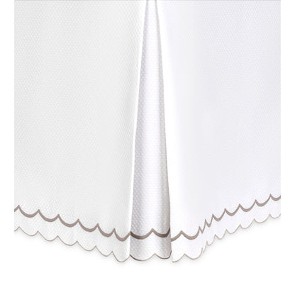 India Pique Bed Skirt Driftwood 