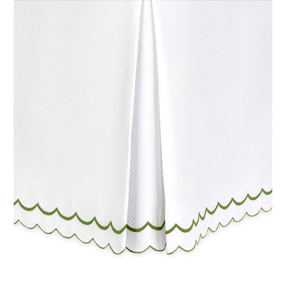 India Pique Bed Skirt Grass 