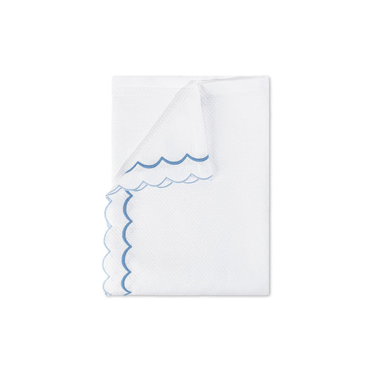 India Pique Coverlet Azure 