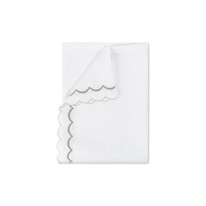 India Pique Coverlet Driftwood 