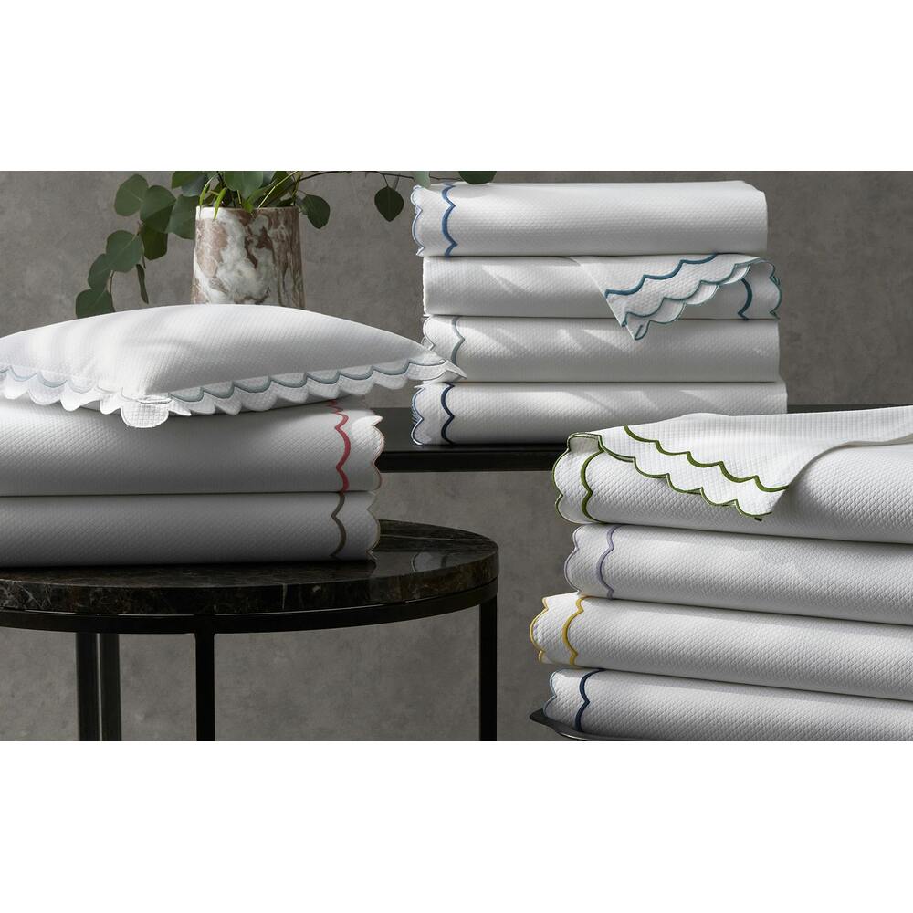 India Pique Duvet Cover Azure 2