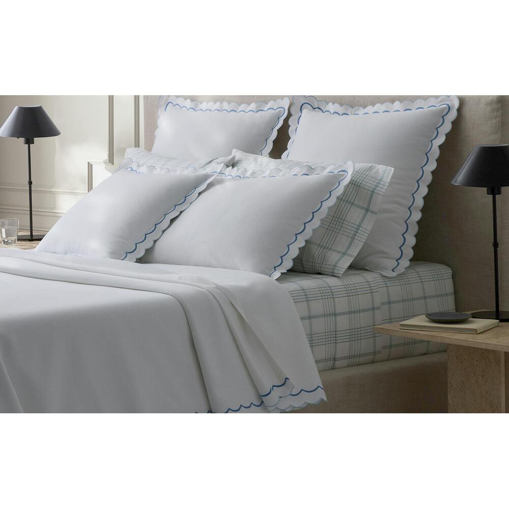 India Pique Duvet Cover Azure 3