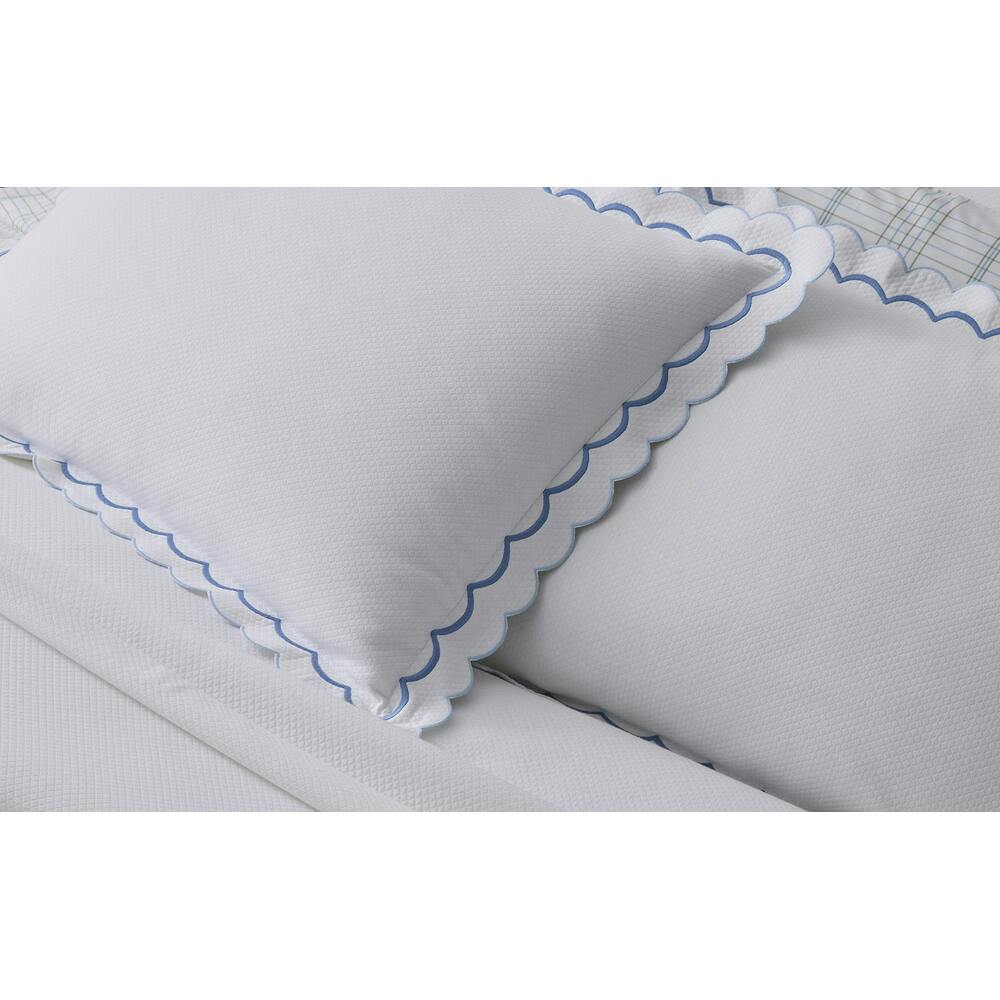 India Pique Duvet Cover Azure 5