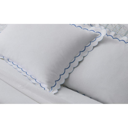 India Pique Duvet Cover Azure 5