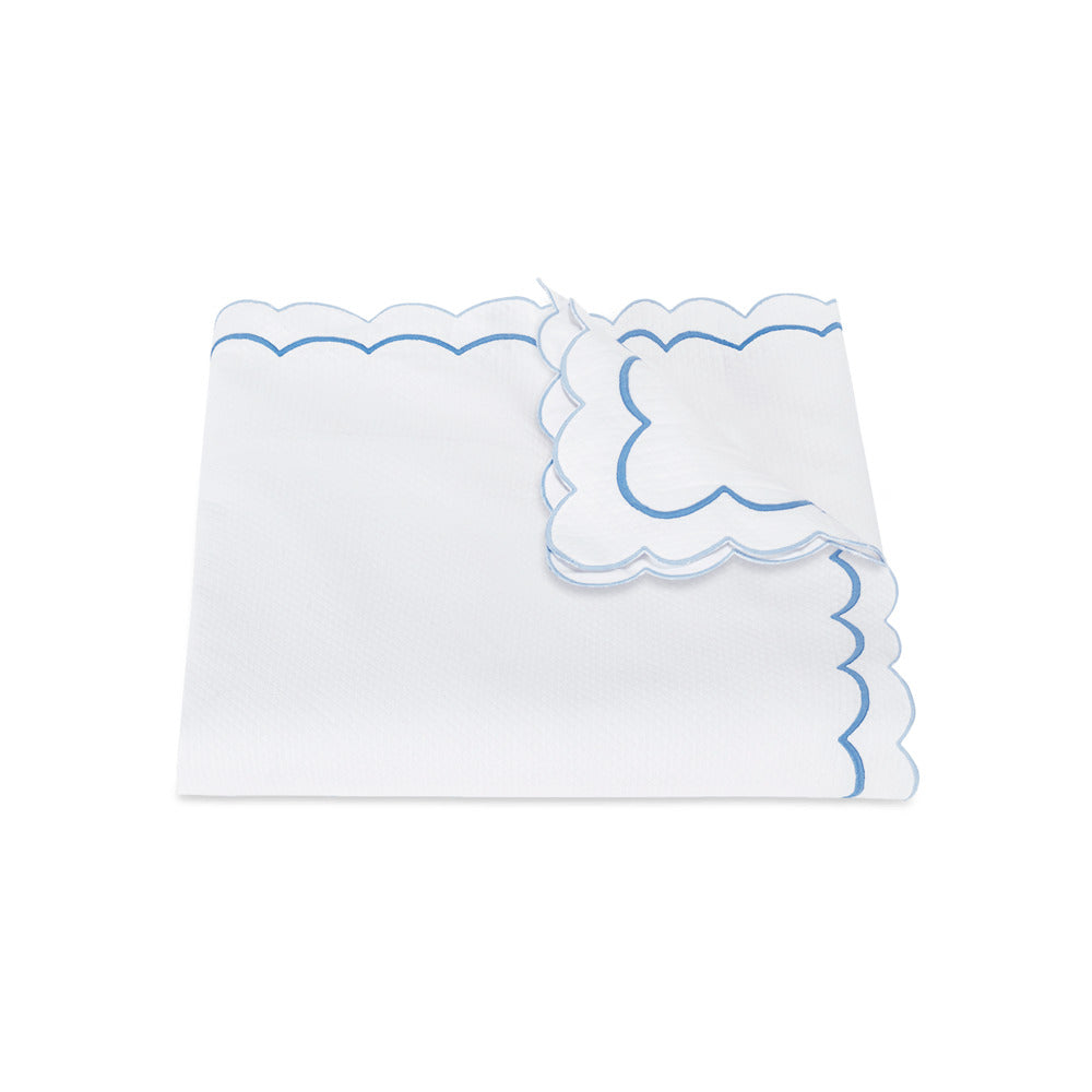India Pique Duvet Cover Azure 