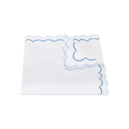 India Pique Duvet Cover Azure 