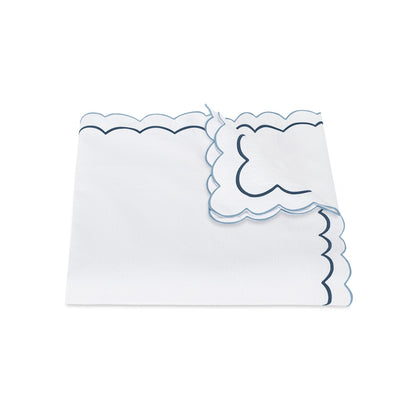 India Pique Duvet Cover Hazy Blue 