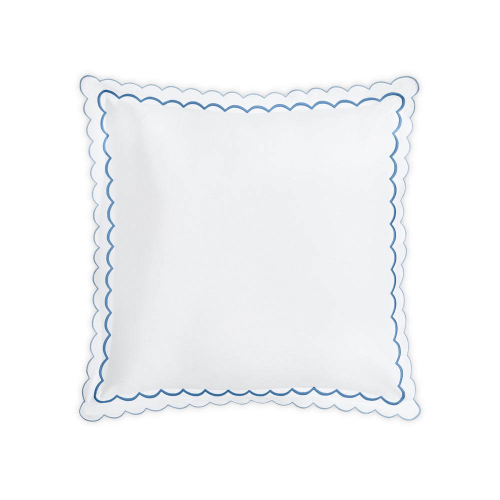 India Pique Sham Azure Euro 